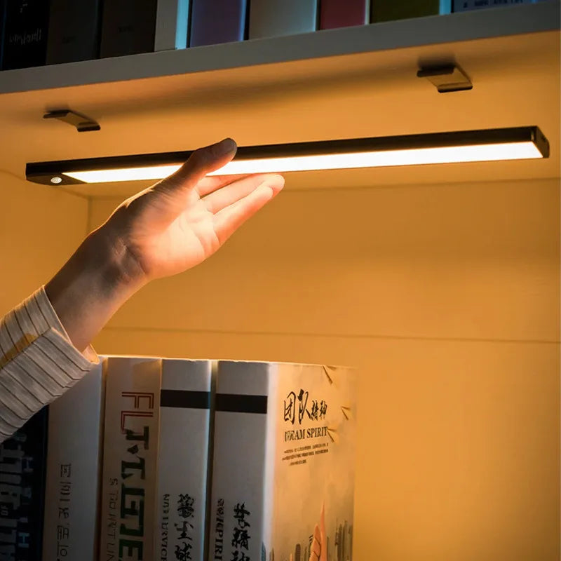 30CM Night Light TYPE-C Lights Motion Sensor LED Three colors in one Lamp For Kitchen Cabinet Bedroom Wardrobe Indoor Lighting